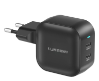 Ładowarka do smartfonów Silver Monkey Ładowarka GaN Smart Duo 48W PD Czarna